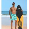 imageAPTRO Mens Swim Trunks with Compression Liner 5 Inch Bathing Suit Beach SwimsuitsH4shark