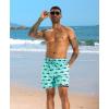 imageAPTRO Mens Swim Trunks with Compression Liner 5 Inch Bathing Suit Beach SwimsuitsH4shark