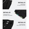 imageAPTRO Mens Swim Trunks with Compression Liner 5 Inch Bathing Suit Beach SwimsuitsI2 Black Flamingo