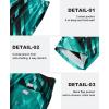 imageAPTRO Mens Swim Trunks with Compression Liner 5 Inch Bathing Suit Beach SwimsuitsM03 Dazzling Green