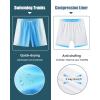 imageAPTRO Mens Swim Trunks with Compression Liner 5 Inch Bathing Suit Beach SwimsuitsM06blue