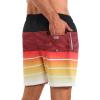imageAPTRO Mens Swim Trunks with Compression Liner 5 Inch Bathing Suit Beach SwimsuitsStripes Red