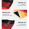 imageAPTRO Mens Swim Trunks with Compression Liner 5 Inch Bathing Suit Beach SwimsuitsStripes Red