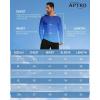 imageAPTRO Mens UPF 50 Sun Protection Long Sleeve Hoodie Shirts UV Outdoor Fishing Shirts SPF Rash Guard Shirts for MenMs16 Gradient Blue