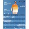 imageAPTRO Mens UPF 50 Sun Protection Long Sleeve Hoodie Shirts UV Outdoor Fishing Shirts SPF Rash Guard Shirts for MenMs16 Orange