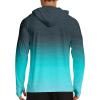 imageAPTRO Mens UPF 50 Sun Protection Long Sleeve Hoodie Shirts UV Outdoor Fishing Shirts SPF Rash Guard Shirts for MenMs17 Gradient Green