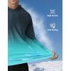 imageAPTRO Mens UPF 50 Sun Protection Long Sleeve Hoodie Shirts UV Outdoor Fishing Shirts SPF Rash Guard Shirts for MenMs17 Gradient Green