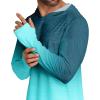 imageAPTRO Mens UPF 50 Sun Protection Long Sleeve Hoodie Shirts UV Outdoor Fishing Shirts SPF Rash Guard Shirts for MenMs17 Gradient Green