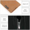 imageAPTRO Mens Wool Trench Coat Winter Hoodie Coat Premium Business Wool JacketHoodie Camel