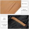 imageAPTRO Mens Wool Trench Coat Winter Hoodie Coat Premium Business Wool JacketHoodie Camel