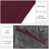 imageAPTRO Mens Wool Trench Coat Winter Hoodie Coat Premium Business Wool JacketHoodie Wine
