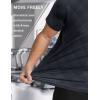 imageMens Athletic TShirt Performance Gym Shirt Quick Dry Moisture Wicking Running Workout Short Sleeve TopsBlack