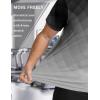 imageMens Athletic TShirt Performance Gym Shirt Quick Dry Moisture Wicking Running Workout Short Sleeve TopsGradient Black