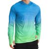 imageAPTRO Mens UPF 50 Sun Protection Long Sleeve Hoodie Shirts UV Outdoor Fishing Shirts SPF Rash Guard Shirts for MenMs13 Green