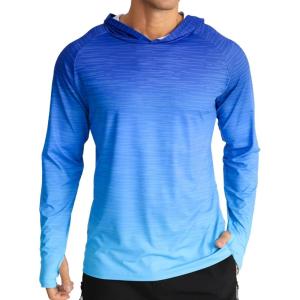 imageAPTRO Mens UPF 50 Sun Protection Long Sleeve Hoodie Shirts UV Outdoor Fishing Shirts SPF Rash Guard Shirts for MenMs16 Gradient Blue
