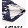 imageAPTRO Mens Hawaiian Shirt Short Sleeve Tropical Vacation Button Down Beach Floral Palm Shirts025 Floralorange