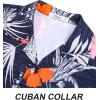 imageAPTRO Mens Hawaiian Shirt Short Sleeve Tropical Vacation Button Down Beach Floral Palm Shirts025 Floralorange