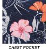 imageAPTRO Mens Hawaiian Shirt Short Sleeve Tropical Vacation Button Down Beach Floral Palm Shirts025 Floralorange