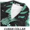 imageAPTRO Mens Hawaiian Shirt Short Sleeve Tropical Vacation Button Down Beach Floral Palm Shirts071 Monsteram2 Black