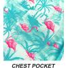 imageAPTRO Mens Hawaiian Shirt Short Sleeve Tropical Vacation Button Down Beach Floral Palm ShirtsHw023 Flamingogreen
