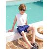 imageAPTRO Boys Swim Trunks with Compression Liner Beach Shorts Quick Dry Bathing Suits SwimwearS04navy