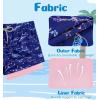 imageAPTRO Boys Swim Trunks with Compression Liner Beach Shorts Quick Dry Bathing Suits SwimwearS04navy