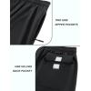 imageAPTRO Mens Swim Trunks 5 inch Board Shorts Quick Dry Bathing Suits with Mesh Lining Beach Swim Shorts with Zipper PocketsBlack