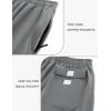 imageAPTRO Mens Swim Trunks 5 inch Board Shorts Quick Dry Bathing Suits with Mesh Lining Beach Swim Shorts with Zipper PocketsLight Gray