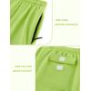 imageAPTRO Mens Swim Trunks 5 inch Board Shorts Quick Dry Bathing Suits with Mesh Lining Beach Swim Shorts with Zipper PocketsNeon Green