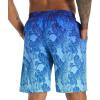 imageAPTRO Mens Swim Trunks 9quot Quick Dry Swimsuits Beach Bathing Suits Swim Shorts Mesh LinerA12 Palmblue