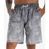 imageAPTRO Mens Swim Trunks 9quot Quick Dry Swimsuits Beach Bathing Suits Swim Shorts Mesh LinerA13 Palmgrey