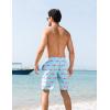 imageAPTRO Mens Swim Trunks 9quot Quick Dry Swimsuits Beach Bathing Suits Swim Shorts Mesh LinerM11red Fish