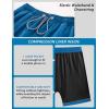 imageAPTRO Mens Swim Trunks Bathing Suit with Compression Liner Board Shorts Beach 5 inch Swimsuit 2 in 1 Swimwear Zipper PocketsLr08 Navy