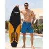 imageAPTRO Mens Swim Trunks Bathing Suit with Compression Liner Board Shorts Beach 5 inch Swimsuit 2 in 1 Swimwear Zipper PocketsLr08 Navy