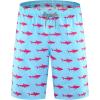 imageAPTRO Mens Swim Trunks 9quot Quick Dry Swimsuits Beach Bathing Suits Swim Shorts Mesh LinerM11red Fish