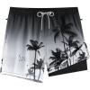 imageAPTRO Mens Swim Trunks Bathing Suit with Compression Liner Board Shorts Beach 5 inch Swimsuit 2 in 1 Swimwear Zipper PocketsLr04 Coconut Tree Black