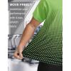 imageAPTRO Mens Henley Shirts Short Sleeve MoistureWicking Athletic Shirt with 4Way Stretch Quick Dry Button Up Casual Top016 Green
