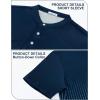 imageAPTRO Mens Henley Shirts Short Sleeve MoistureWicking Athletic Shirt with 4Way Stretch Quick Dry Button Up Casual Top019 Navy