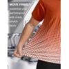 imageAPTRO Mens Henley Shirts Short Sleeve MoistureWicking Athletic Shirt with 4Way Stretch Quick Dry Button Up Casual Top020 Orange