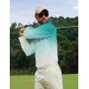 imageAPTRO Long Sleeve Polo Shirts for Men Performance Golf Shirt Dry Fit Moisture Wicking Fashion Print TShirt122 Gradient Green