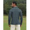 imageAPTRO Long Sleeve Polo Shirts for Men Performance Golf Shirt Dry Fit Moisture Wicking Fashion Print TShirtGrayish Green