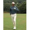 imageAPTRO Long Sleeve Polo Shirts for Men Performance Golf Shirt Dry Fit Moisture Wicking Fashion Print TShirtGrayish Green