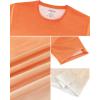 imageAPTRO Mens Athletic TShirts Quick Dry Running Workout Shirts Short Sleeve Activewear Crew Neck Gym Tee TopsOrange