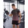 imageAPTRO Mens Athletic TShirts Quick Dry Running Workout Shirts Short Sleeve Activewear Crew Neck Gym Tee TopsWine Red