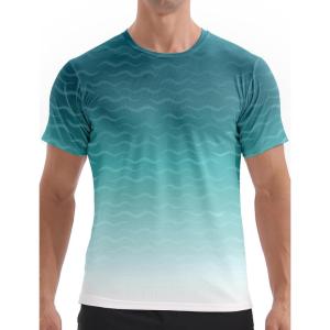 imageAPTRO Mens Athletic TShirts Quick Dry Running Workout Shirts Short Sleeve Activewear Crew Neck Gym Tee TopsDark Green