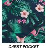 imageAPTRO Mens Hawaiian Shirt Short Sleeve Tropical Vacation Button Down Beach Floral Palm Shirts034 Navy Monstera