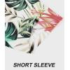imageAPTRO Mens Hawaiian Shirt Short Sleeve Tropical Vacation Button Down Beach Floral Palm ShirtsHibiscus Pink