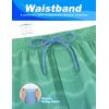 imageAPTRO 2 in 1 Mens Swim Trunks 5quot Quick Dry Swim Shorts Bathing Suit Swim Trunks with Zipper PocketsW02blue Green