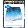 imageAPTRO 2 in 1 Mens Swim Trunks 5quot Quick Dry Swim Shorts Bathing Suit Swim Trunks with Zipper PocketsW06dark Blue