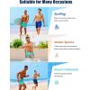 imageAPTRO Mens Swim Trunks with Compression Liner 5 Inch Bathing Suit Beach SwimsuitsH4shark